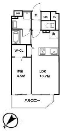 ザ・テラス吹田UHの物件間取画像